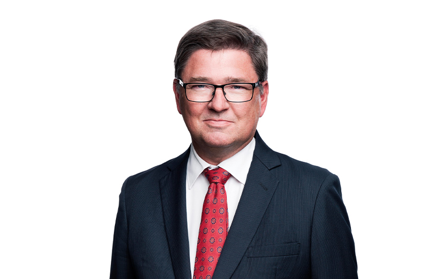 Porträt von Tomas Eliasson, CFO von Sandvik.