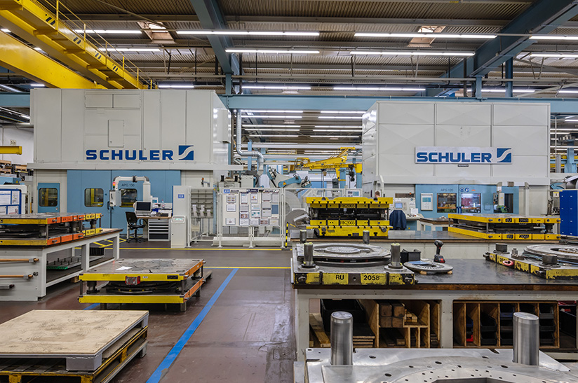 Schuler wurde von Siemens geehrt, hier ein Blick in eine Werkhalle von Siemens